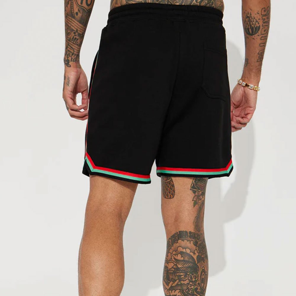 Malcom X Art Shorts - Black - Image 2